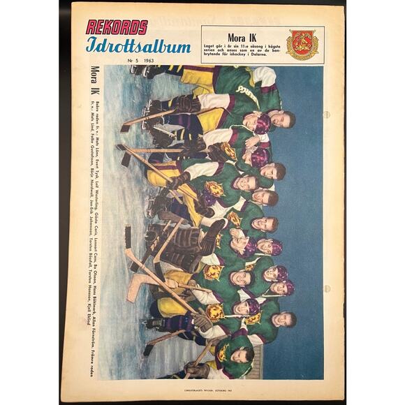 1963 Swedish Rekord Journal Cassius Clay Magazine Greatest Muhammad Ali Boxing - Picture 3 of 4